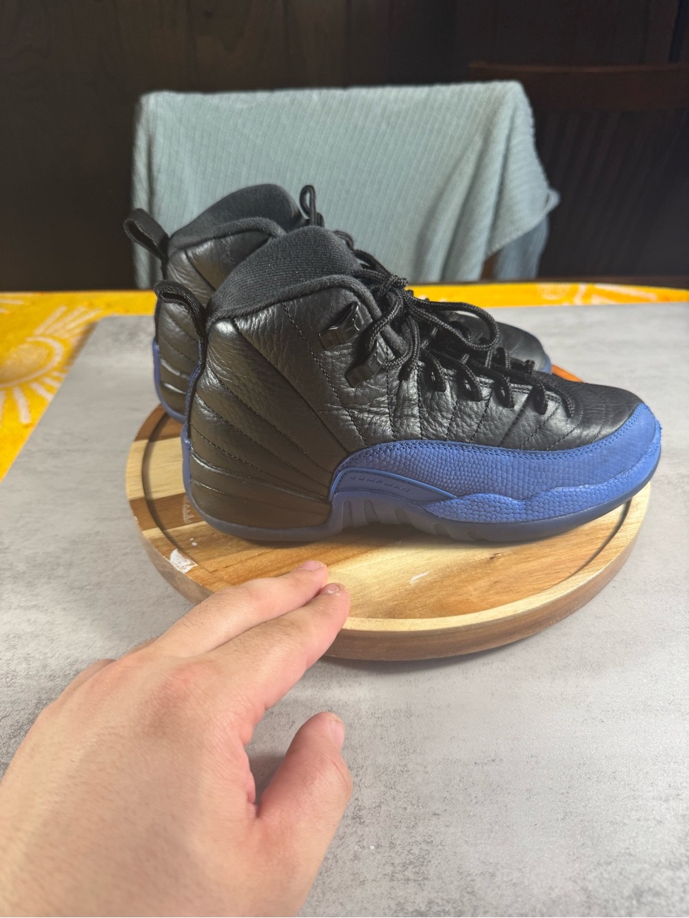 Size 4.5Y Air Jordan 12 Retro Game Royal (Used, No Box) - Picture 4 of 7